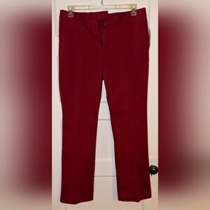 Chino Straight Leg Pants, NWT